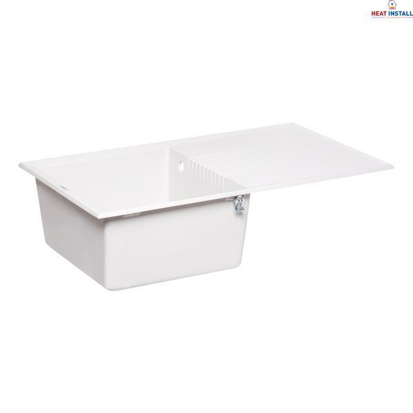 Кухонна мийка Lidz 860х500/240 WHI-01 (LIDZWHI01860500240) SD00044530 фото