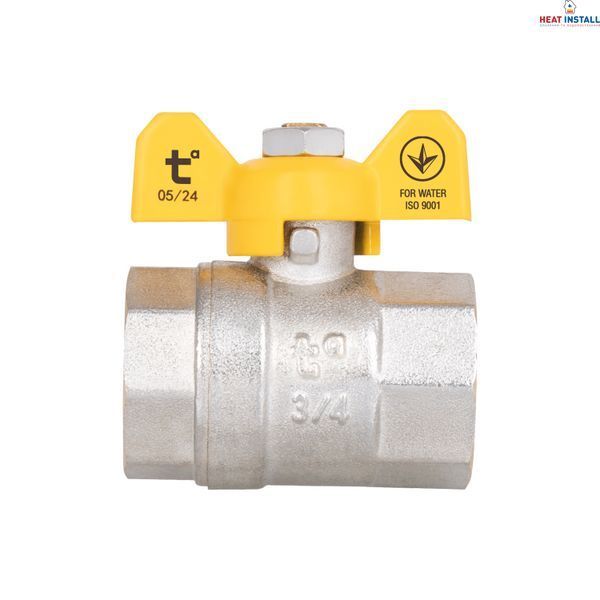 Кран кульовий Thermo Alliance Base 3/4" ВР для газу (метелик) SD602G20 SD00002830 фото