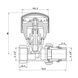 Кран радіаторний Thermo Alliance Standart Powerful 1/2" ВЗ з антипротіканням прямий SF230W15 SF230W15 SD00021135 фото 2