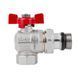 Кран кульовий Icma FAR. ROSSA 3/4" кутовий №362 SD00042361 фото 3