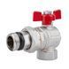 Кран кульовий Icma FAR. ROSSA 3/4" кутовий №362 SD00042361 фото 1