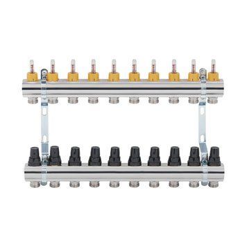 Колектор з витратомірами Thermo Alliance Forte 1" 10 виходів SF001W10 SD00039949 фото