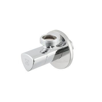 Кран приладовий кутовий Raftec Relo Silver mini 1/2" VKM80101 99354 фото