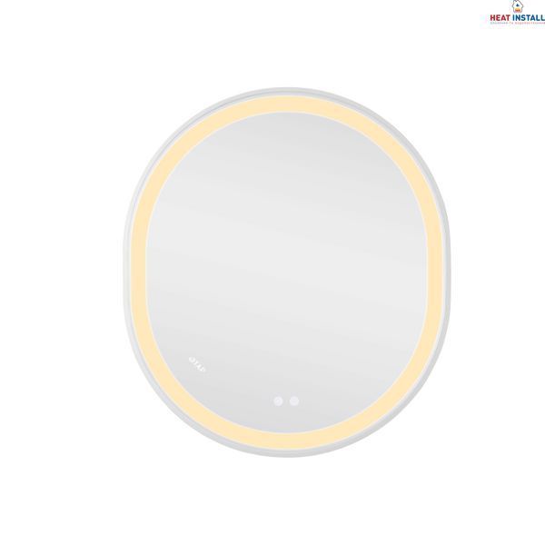 Дзеркало Qtap Gemini 800х700 з LED-підсвічуванням Touch, з антизапотіванням, з димером, рег. темп. кольору (3000-6500K) Reverse QT2578R8071W SD00052318 фото