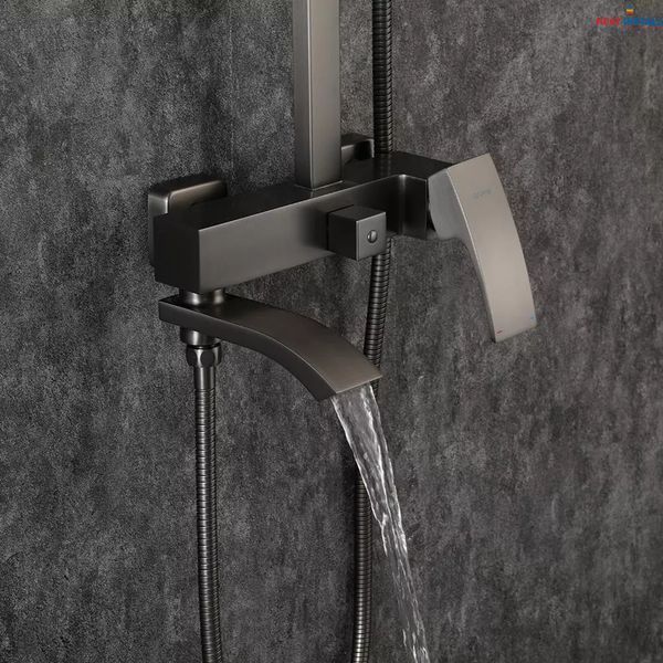Душевая система GAPPO G2407-9, поворотный излив - переключатель на лейку, 3 режима 1045075 фото
