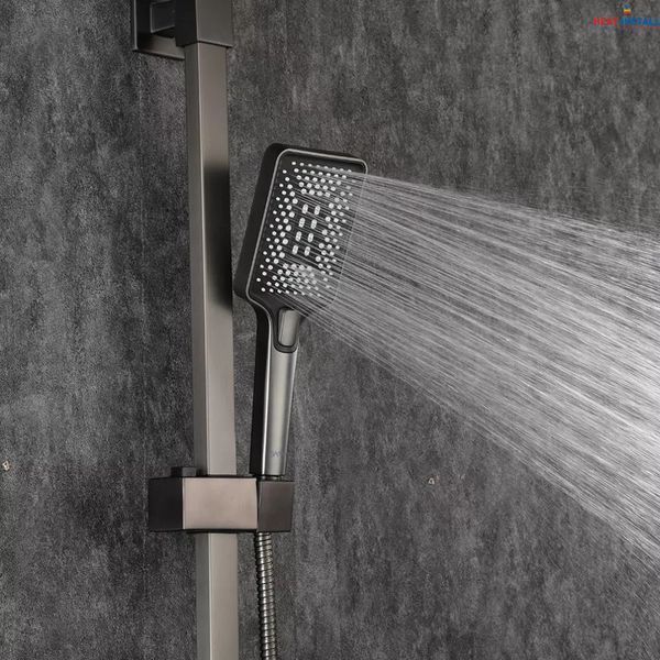 Душевая система GAPPO G2407-9, поворотный излив - переключатель на лейку, 3 режима 1045075 фото