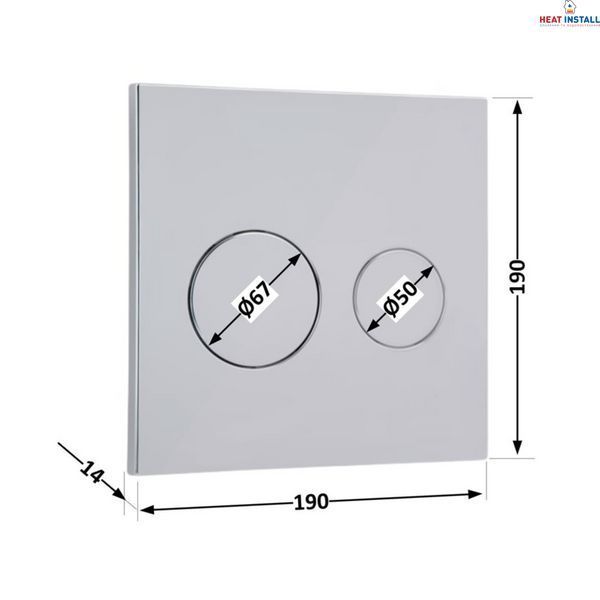 Панель змиву для унітаза Qtap Nest Uni QT0211P01V1009CRM SD00052239 фото