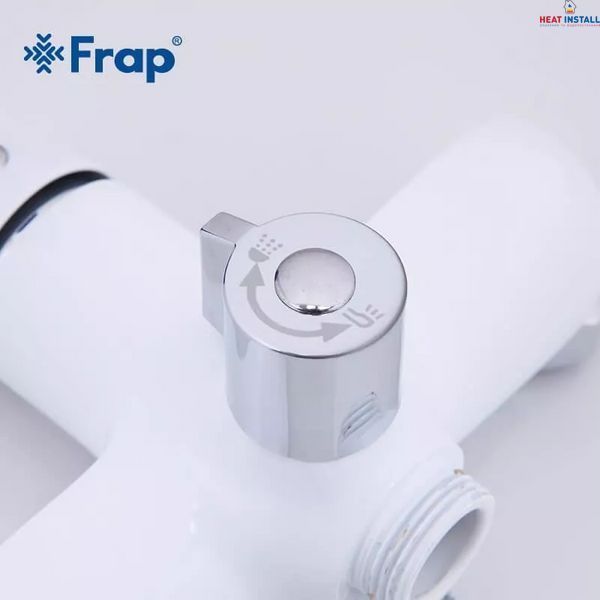 Змішувач для ванни Frap F2234, білий/хром 1033654 фото