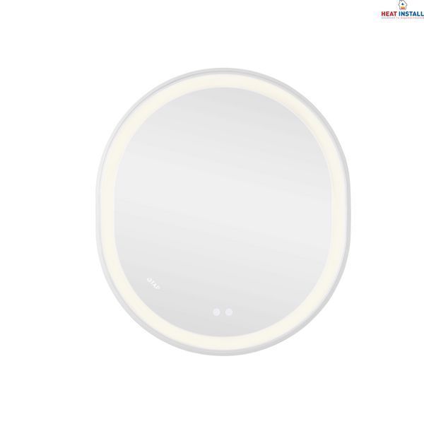 Дзеркало Qtap Gemini 800х700 з LED-підсвічуванням Touch, з антизапотіванням, з димером, рег. темп. кольору (3000-6500K) Reverse QT2578R8071W SD00052318 фото
