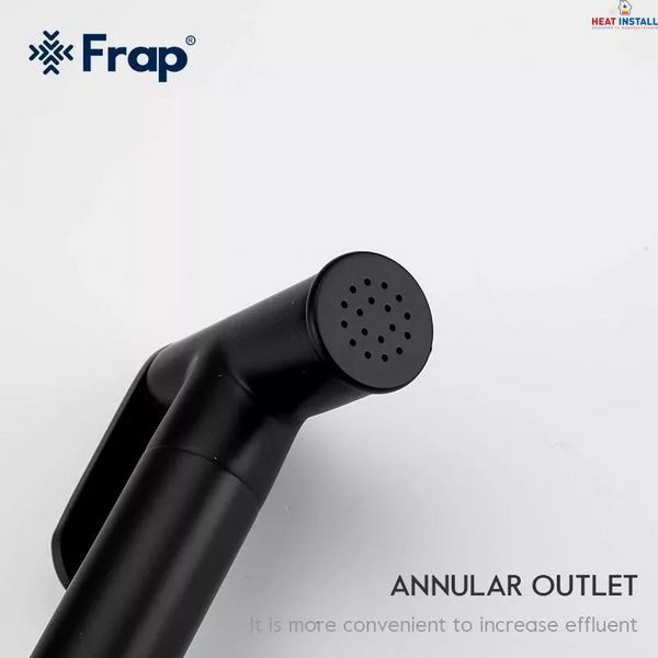 Гігієнічний душ Frap F7505-6, чорний 1040800 фото