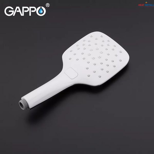 Душова система GAPPO G2417-8, вилив - перемикач на лійку, білий/хром 1034062 фото