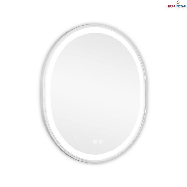 Дзеркало Qtap Gemini 800х700 з LED-підсвічуванням Touch, з антизапотіванням, з димером, рег. темп. кольору (3000-6500K) Reverse QT2578R8071W SD00052318 фото