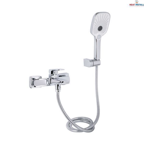 Змішувач для ванни Qtap Tern (c душевым гарнитуром) QTTER259CRM47586 Chrome SD00053710 фото