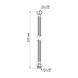 Шланг для води Thermo Alliance Standart 20 см NYLON 1/2"x1/2" ВЗ TAS388W20 SD00052985 фото 2