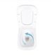 Унітаз підвісний Qtap Tern Ultra Quiet безобідковий з сидінням Soft-close WHITE QT17332303AW SD00052570 фото 4