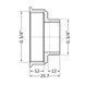 Перехідник Thermo Alliance Standart 3/4"х3/4" ВЗ SD4092020 SD00047839 фото 2