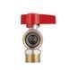 Кран кульовий Thermo Alliance Standart 3/4"ВЗ кутовий, PN40, з накидною гайкою TAS224W20 SD00054688 фото 6