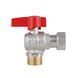 Кран кульовий Thermo Alliance Standart 3/4"ВЗ кутовий, PN40, з накидною гайкою TAS224W20 SD00054688 фото 5