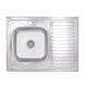 Кухонна мийка Brinex 6080-L 0,6 мм Satin (BRIN6080LSAT06) SD00054108 фото 1