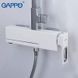 Душова система GAPPO G2417-8, вилив - перемикач на лійку, білий/хром 1034062 фото 3