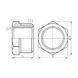 Футорка Thermo Alliance Forte 1/2"х3/8" ЗВ SF374159 SD00002751 фото 2