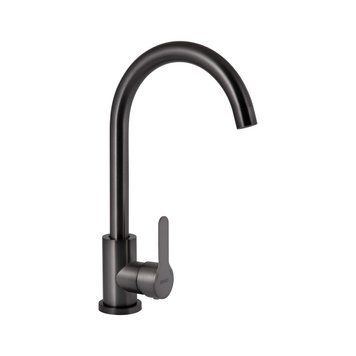 Змішувач для кухні U-образний Brinex Pure 015F U-образний Graphite BRIPUR015FGRP SD00053178 фото