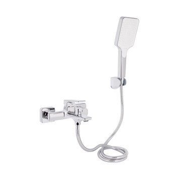 Змішувач для ванни Qtap Crow з душовим гарнітуром QTCRO259CRM48646 Chrome SD00054770 фото