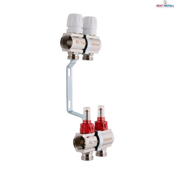 Колектор з витратомірами Thermo Alliance Standart 1" на 2 виходи SD00021380 фото