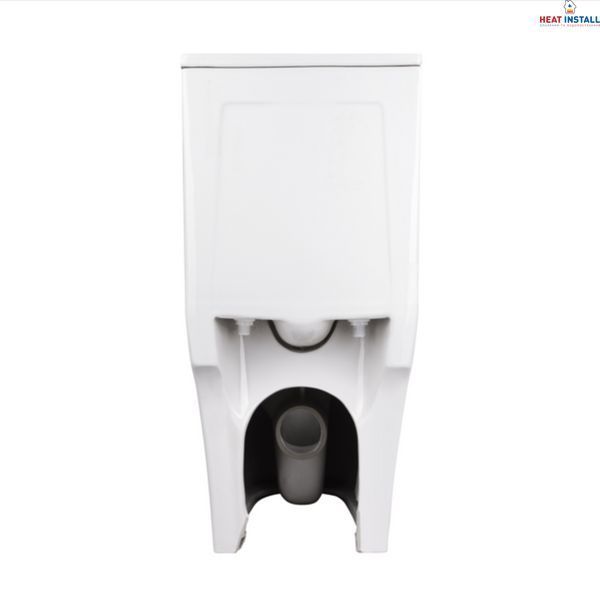 Унітаз-моноблок підлоговий Qtap Swan Ultra Quiet безобідковий з сидінням Soft-close WHITE QT16226080AW SD00052582 фото