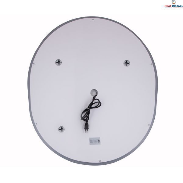 Дзеркало Qtap Gemini 800х700 з LED-підсвічуванням Touch, з антизапотіванням, з димером, рег. темп. кольору (3000-6500K) Reverse QT2578R8070 SD00052317 фото