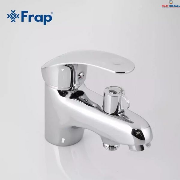Змішувач для умивальника Frap F1221 з душовою лійкою, хром 1034242 фото