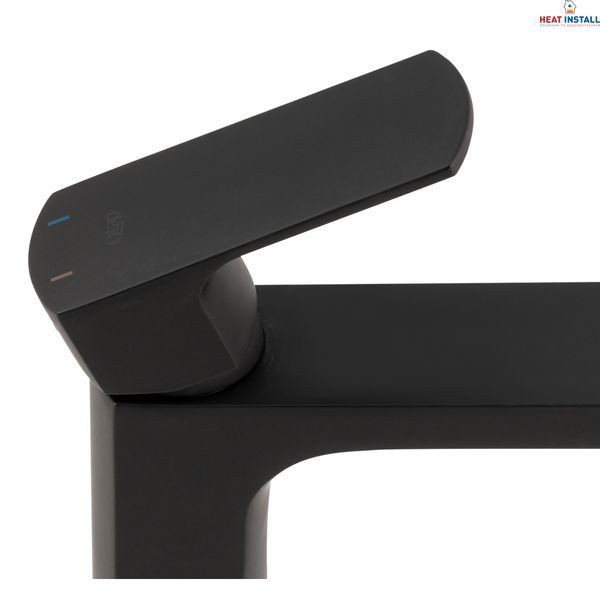 Змішувач для раковини Qtap Lipno високий QTLIPNO1023H101CB Black Matt SD00042259 фото