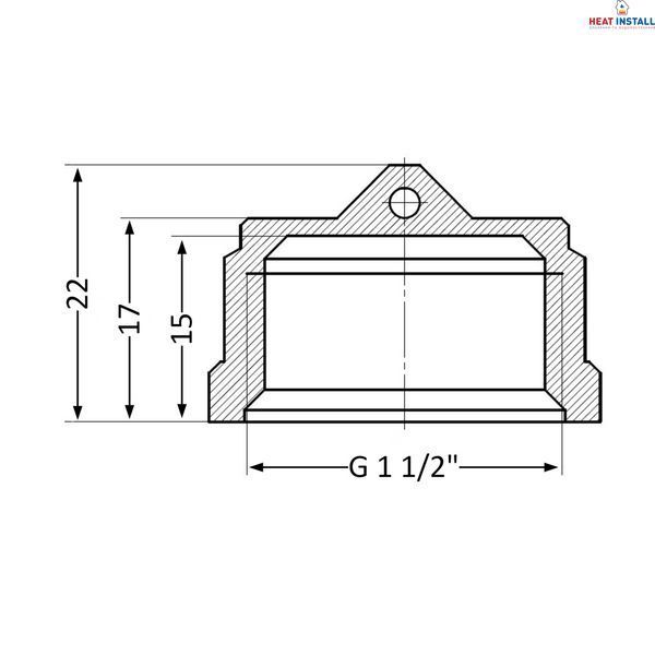 Заглушка Thermo Alliance Standart 1 1/2" ВР SD40240 SD00047801 фото