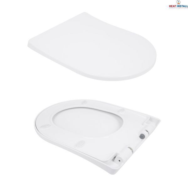 Унітаз-моноблок підлоговий Qtap Swan Ultra Quiet безобідковий з сидінням Soft-close WHITE QT16226080AW SD00052582 фото
