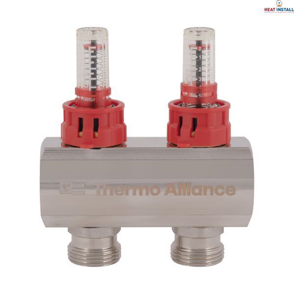 Колектор з витратомірами Thermo Alliance Standart 1" на 2 виходи SD00021380 фото