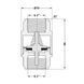 Зворотний клапан із латунним штоком Thermo Alliance Forte 2"ВВ нікель TAF240W50 SD00053356 фото 2