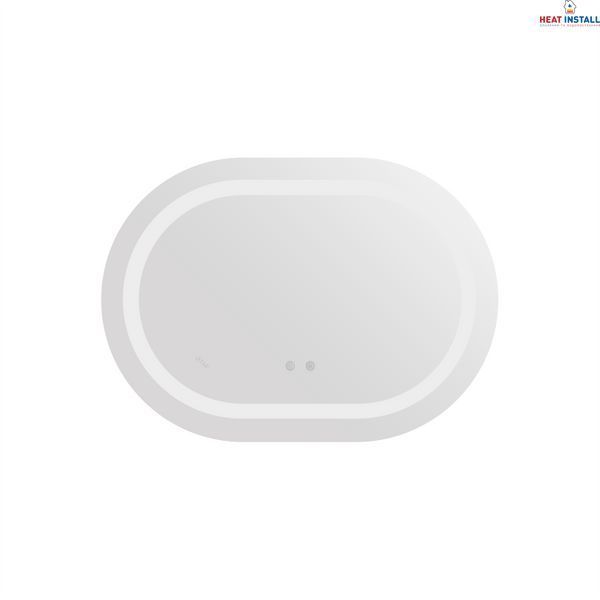 Дзеркало Qtap Gemini 600х800 з LED-підсвічуванням Touch, з антизапотіванням, з димером, рег. темп. кольору (3000-6500K) Reverse QT2578R6080 SD00052321 фото