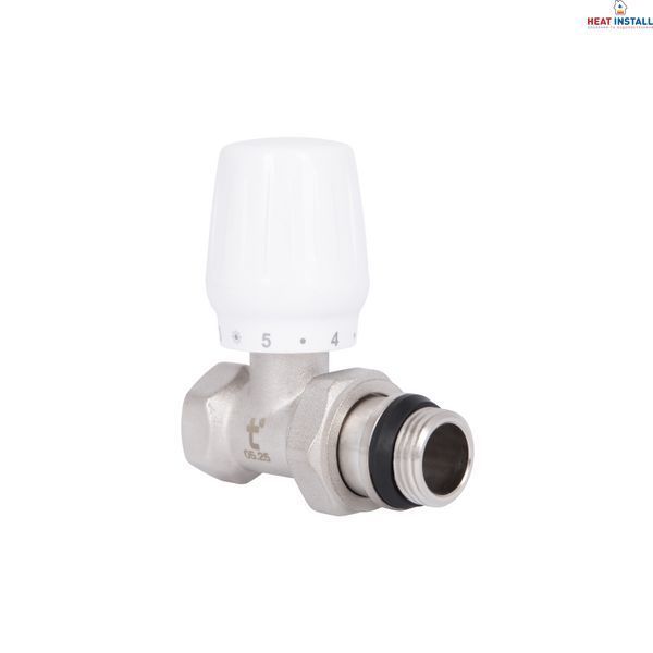 Кран радіаторний Thermo Alliance Base 1/2" ВЗ з антипротіканням прямий SD226W15 SD00035548 фото