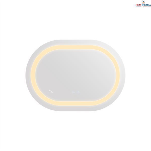 Дзеркало Qtap Gemini 600х800 з LED-підсвічуванням Touch, з антизапотіванням, з димером, рег. темп. кольору (3000-6500K) Reverse QT2578R6080 SD00052321 фото