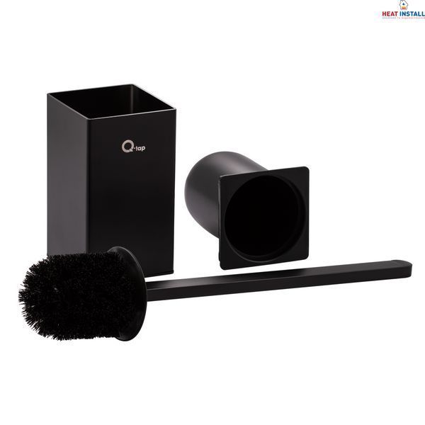 Йоржик підлоговий Qtap Liberty QTLIBBLM11572 Black SD00040041 фото