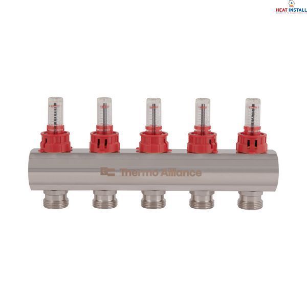 Колектор з витратомірами Thermo Alliance Standart 1" 5 виходи SD235W5 SD00021383 фото