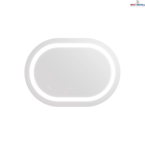 Дзеркало Qtap Gemini 600х800 з LED-підсвічуванням Touch, з антизапотіванням, з димером, рег. темп. кольору (3000-6500K) Reverse QT2578R6080 SD00052321 фото