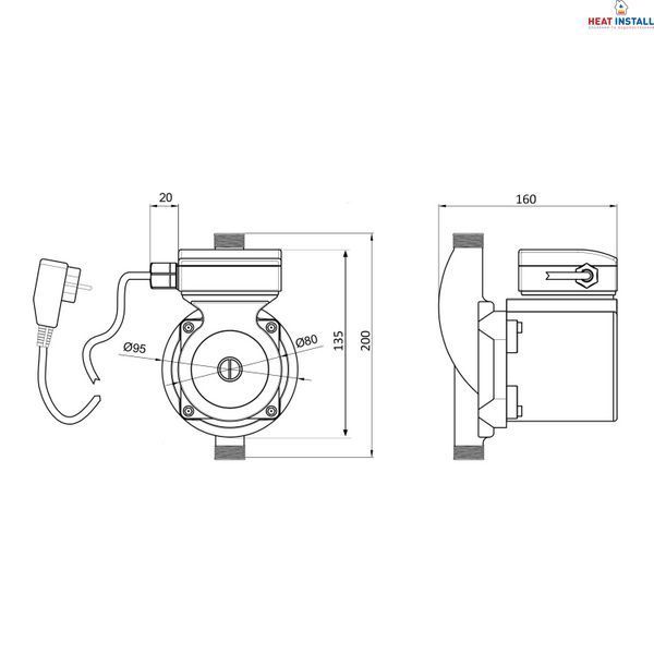 Насос для підвищення тиску Thermo Alliance LGS25-13Z (латунь) SD00047137 фото