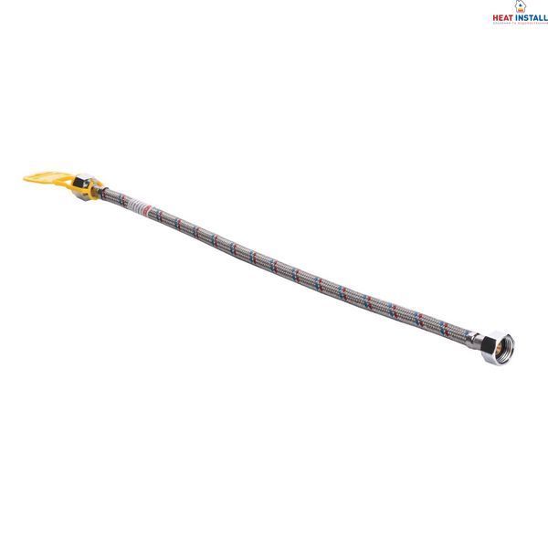 Шланг нержавіюча сталь ECO FIX 1/2&Prime;х1/2&Prime; ВВ 0,7 м EPDM 000012644 фото