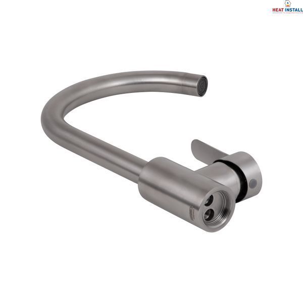 Змішувач для кухні U-образний Brinex Pure 015F U-образний Nickel BRIPUR015FNKL SD00053179 фото