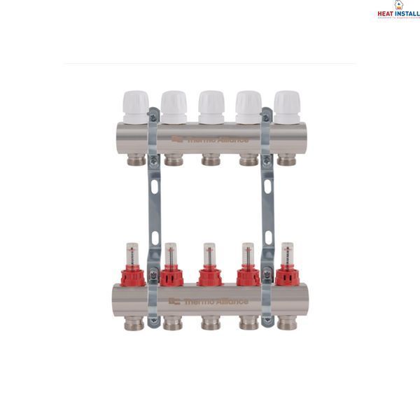 Колектор з витратомірами Thermo Alliance Standart 1" 5 виходи SD235W5 SD00021383 фото