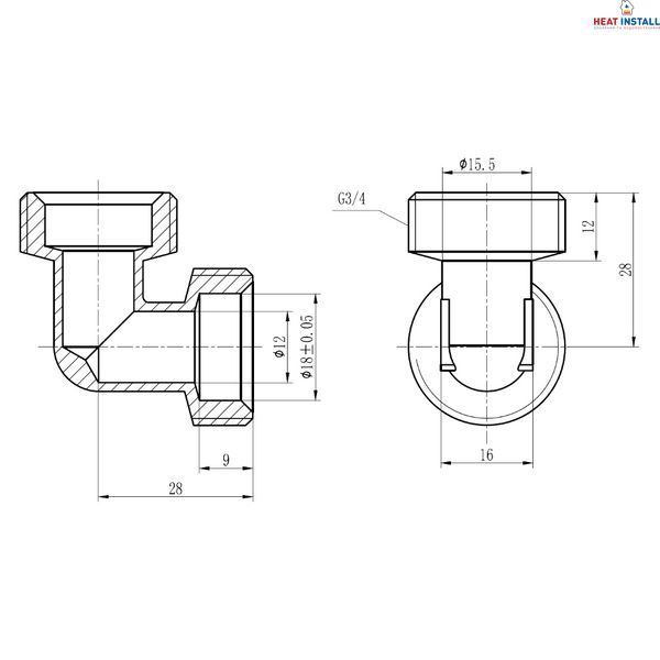 Кут обтискний Thermo Alliance Forte 20 SF173W2020 SD00031075 фото