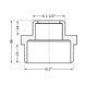 Ніпель Thermo Alliance Standart 2"х1 1/2" ЗР SD4085040 SD00047827 фото 1