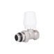 Кран радіаторний Thermo Alliance Base 1/2" ВЗ з антипротіканням прямий SD226W15 SD00035548 фото 1