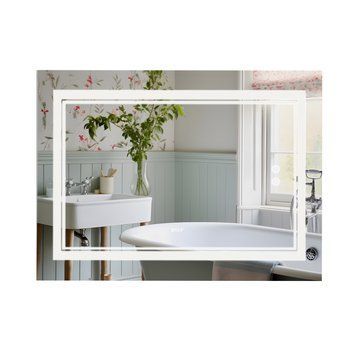Дзеркало Qtap Cardinal 1000х700 з LED-підсвічуванням Touch, з антизапотіванням, з димером, рег. темп. кольору (3000-6500K) QT0478C10070 SD00052326 фото